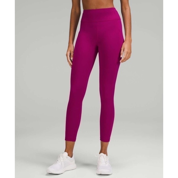lululemon athletica Pants - Lululemon NWOT Invigorate High-Rise Tight 25" Magenta Purple
